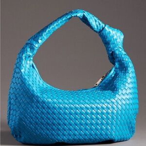 NEW without tag Melie Bianco Brigitte Large bright blue Satchel